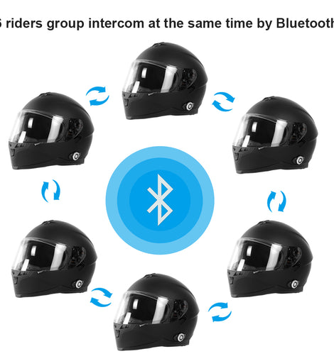 Bluetooth Intercom Flip Up Helmet Camera Speakers Motorcycle Full Face  Helmets