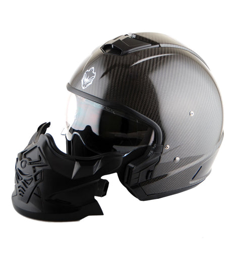 Motorcycle Helmet Full Face Personality Bat Ear Helmet - Lamar G