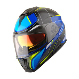 Martian Motorcycle Modular Full Face Helmet Flip up Dual Visor Sun Shield: HG362